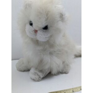 Dakin Vintage 1983 White Persian Cat Kitten Plush‎ Stuffed Animal Toy